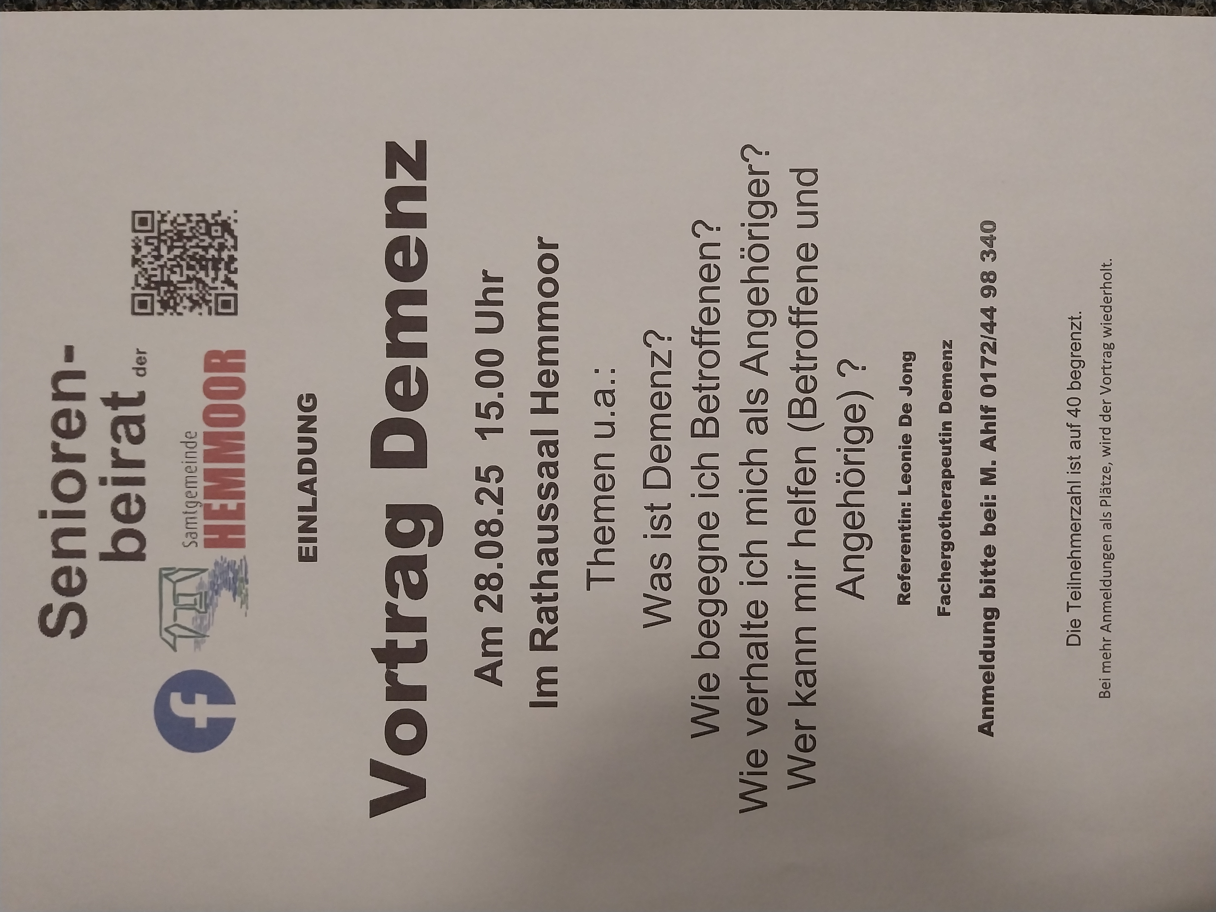 28.08.2025 Vortrag Demenz