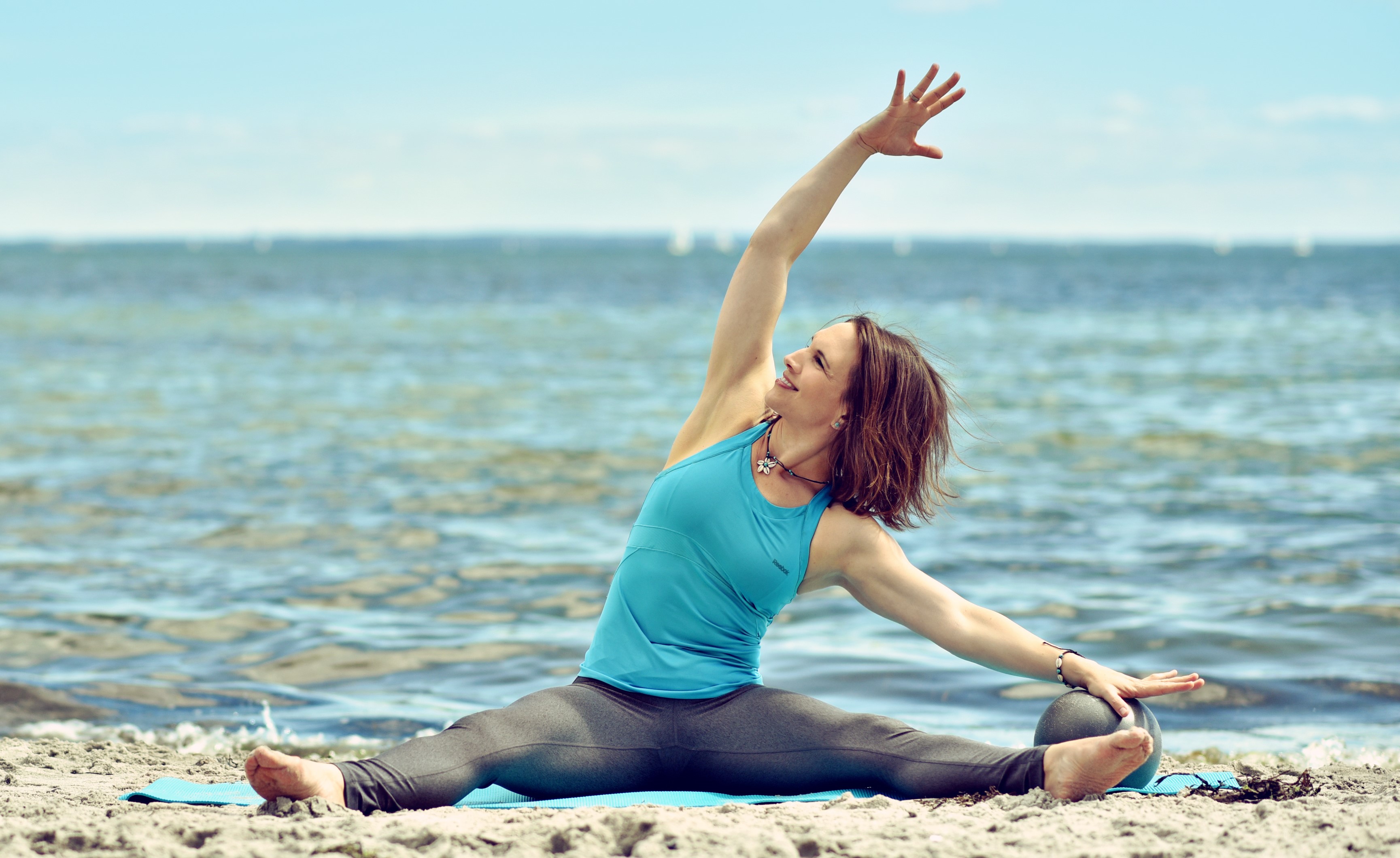 Yoga am Strand