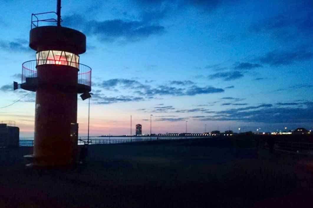 Nordsee am Abend - Abendwanderung auf dem Büsumer Deich