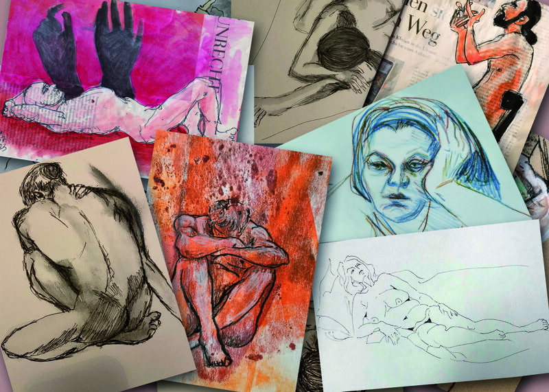 Ausstellung: Kunst in Vielfalt - Aktzeichenkurs der Kunstklinik