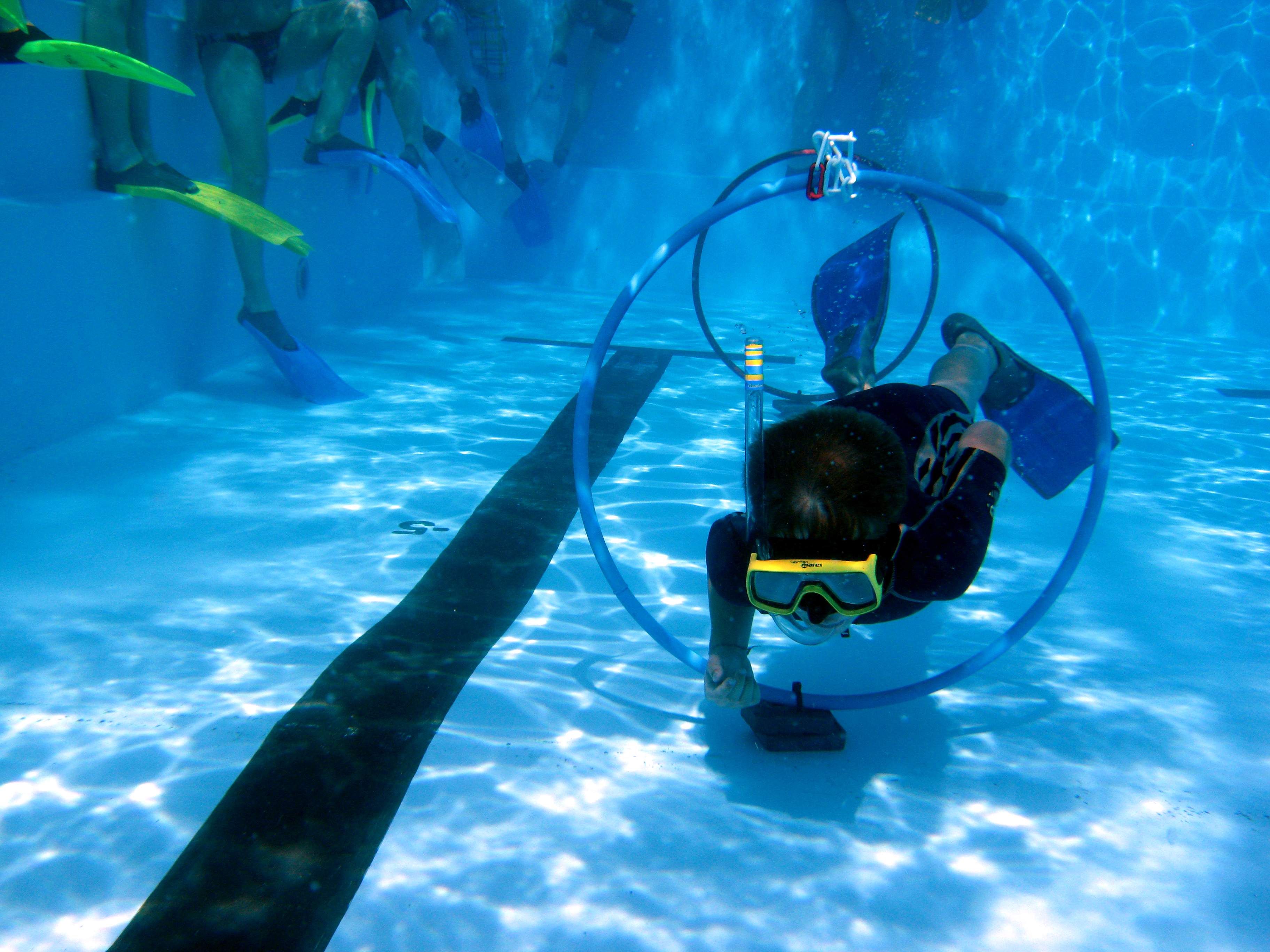 Tauchen wie ein Otter