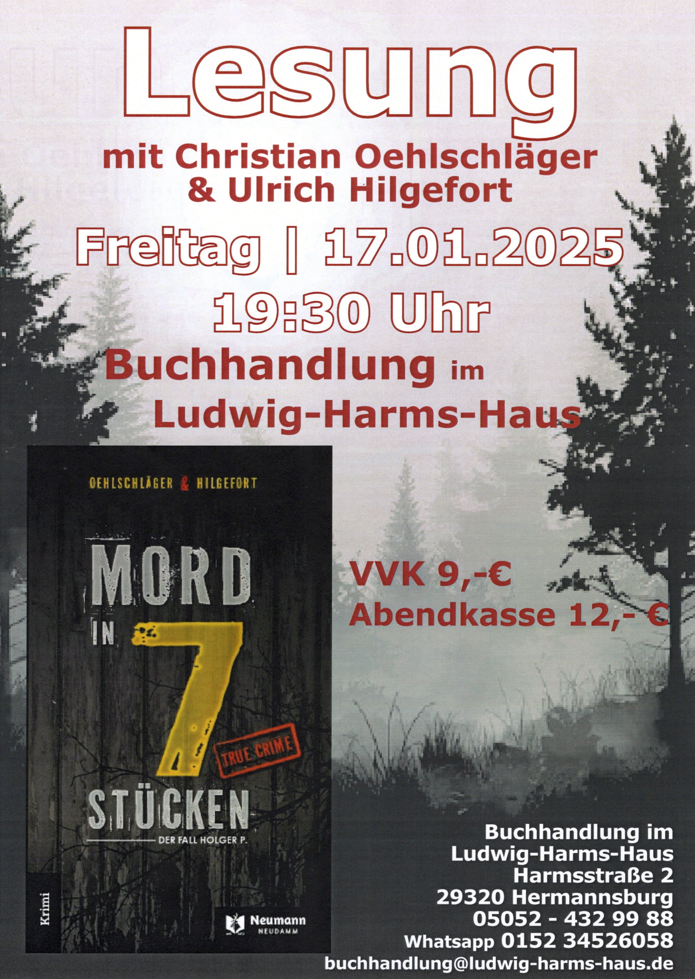 Lesung mit Christian Oehlschläger