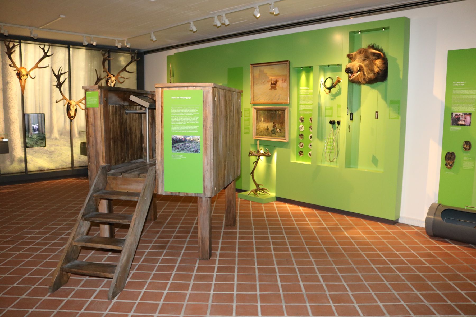 Jagdabteilung in der Dauerausstellung des Ostpreußischen Landesmuseums