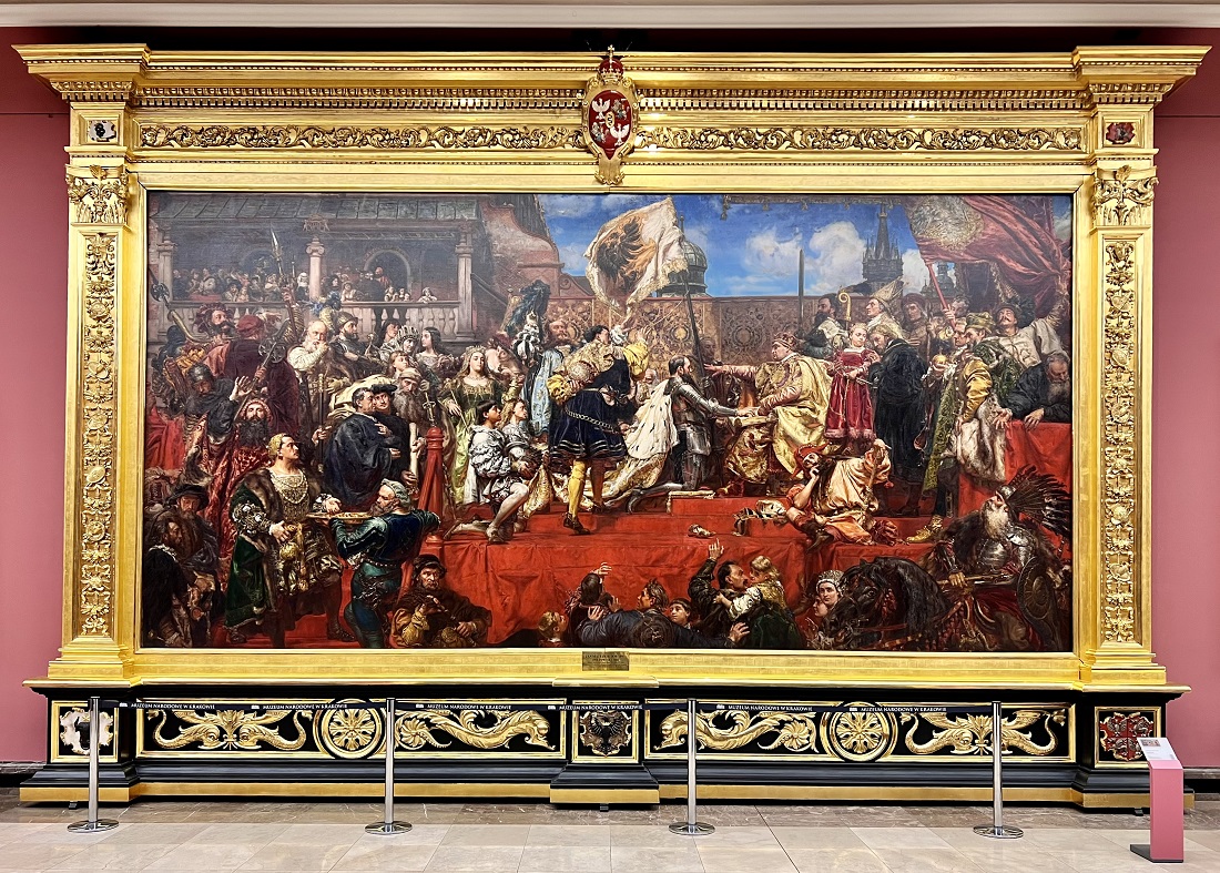 Jan Matejko, Preußische Huldigung, 1882 (Monumentalgemälde Nationalmuseum Krakau)