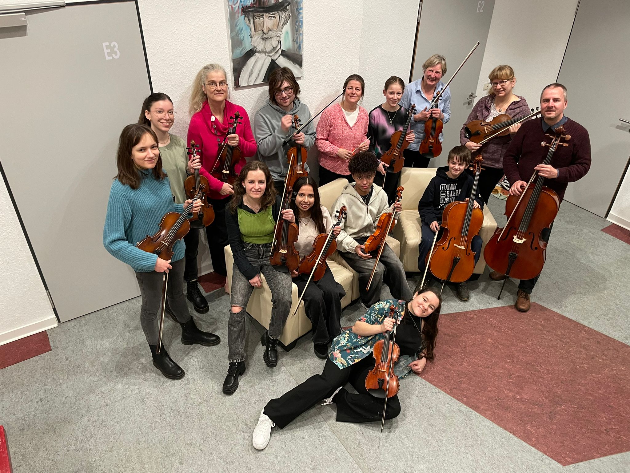 Das Jugendstreichorchester der Heidekreis-Musikschule