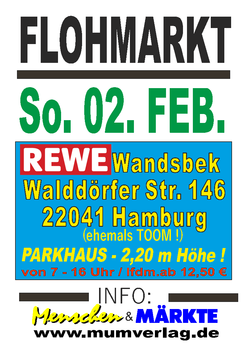 Flohmarkt Rewe Walddörfer Str.