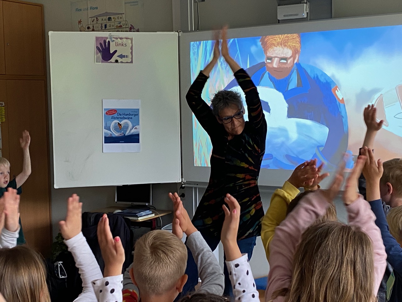 Die Hamburger Alsterschwäne