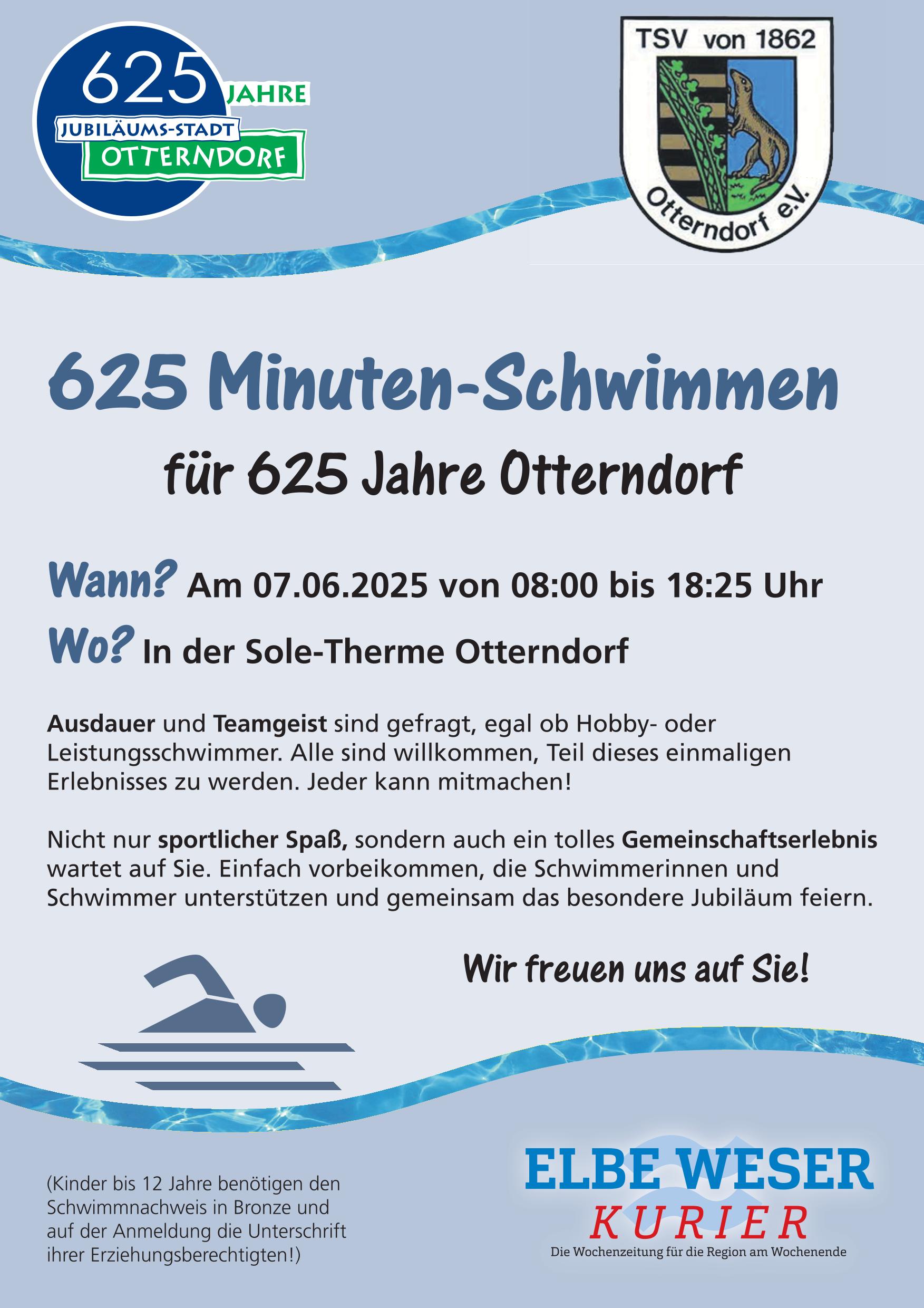 TSV Otterndorf | 625 Minuten-Schwimmen